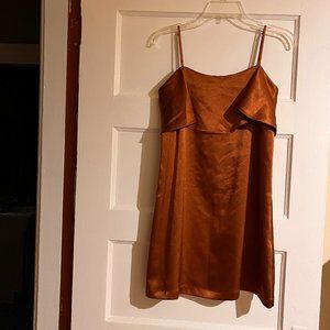 KImchi Blue size S Bronze colored mini dress